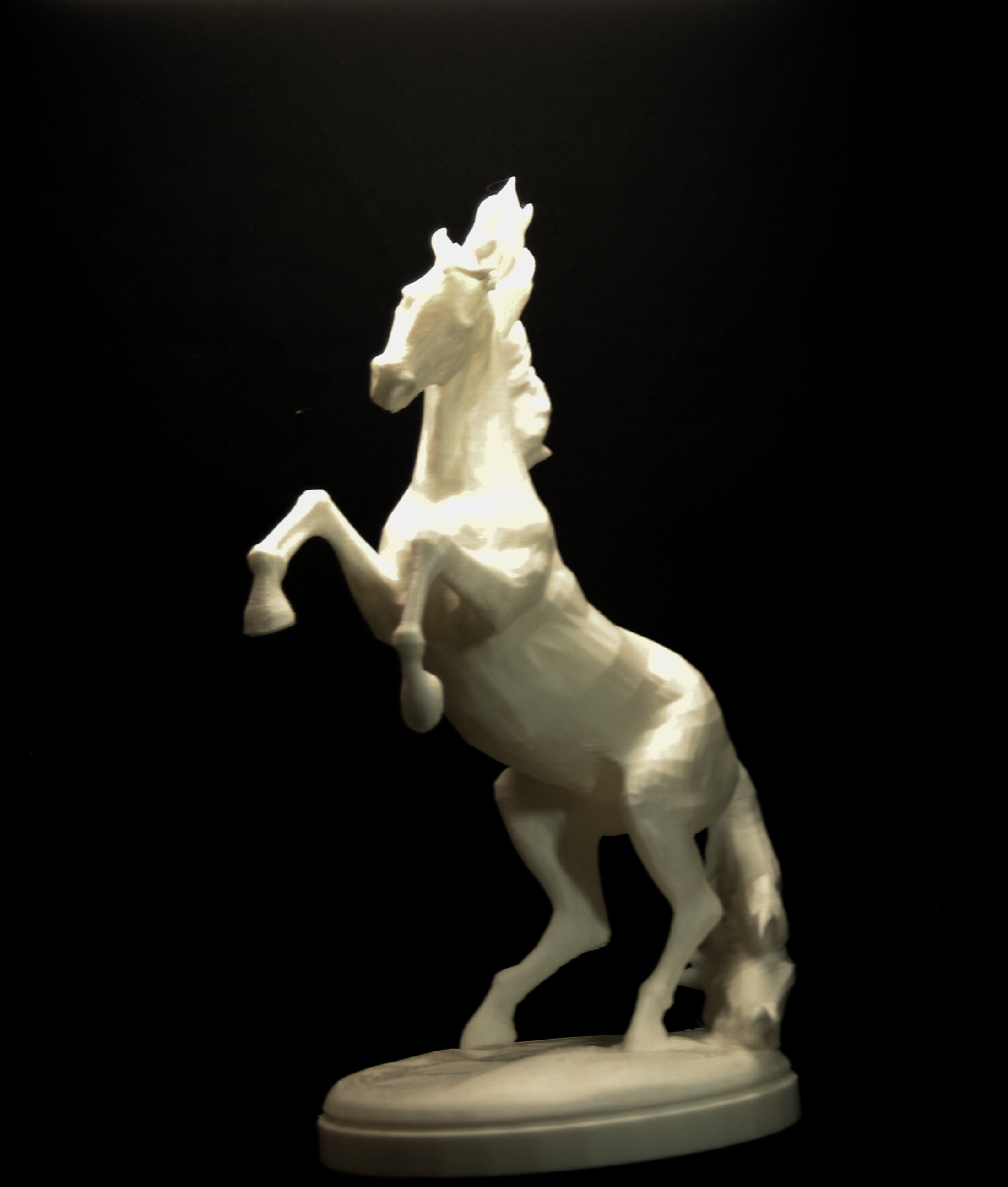 Rearing Horse Statue