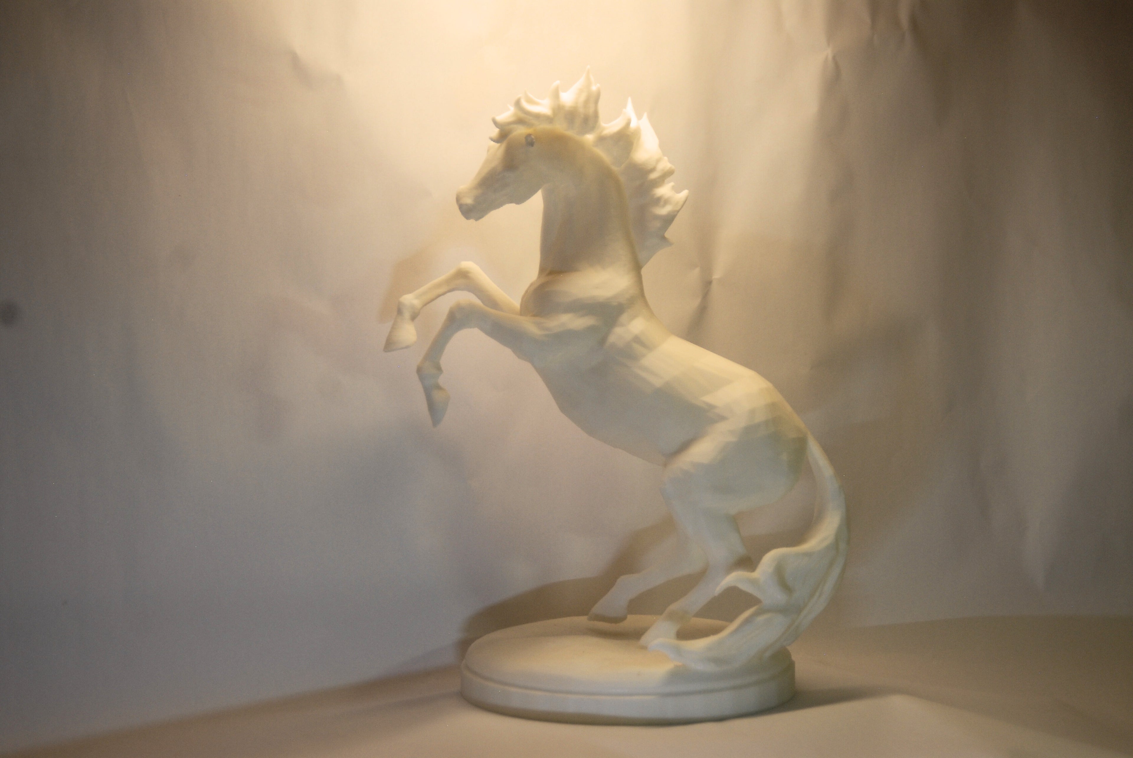Rearing Horse Statue