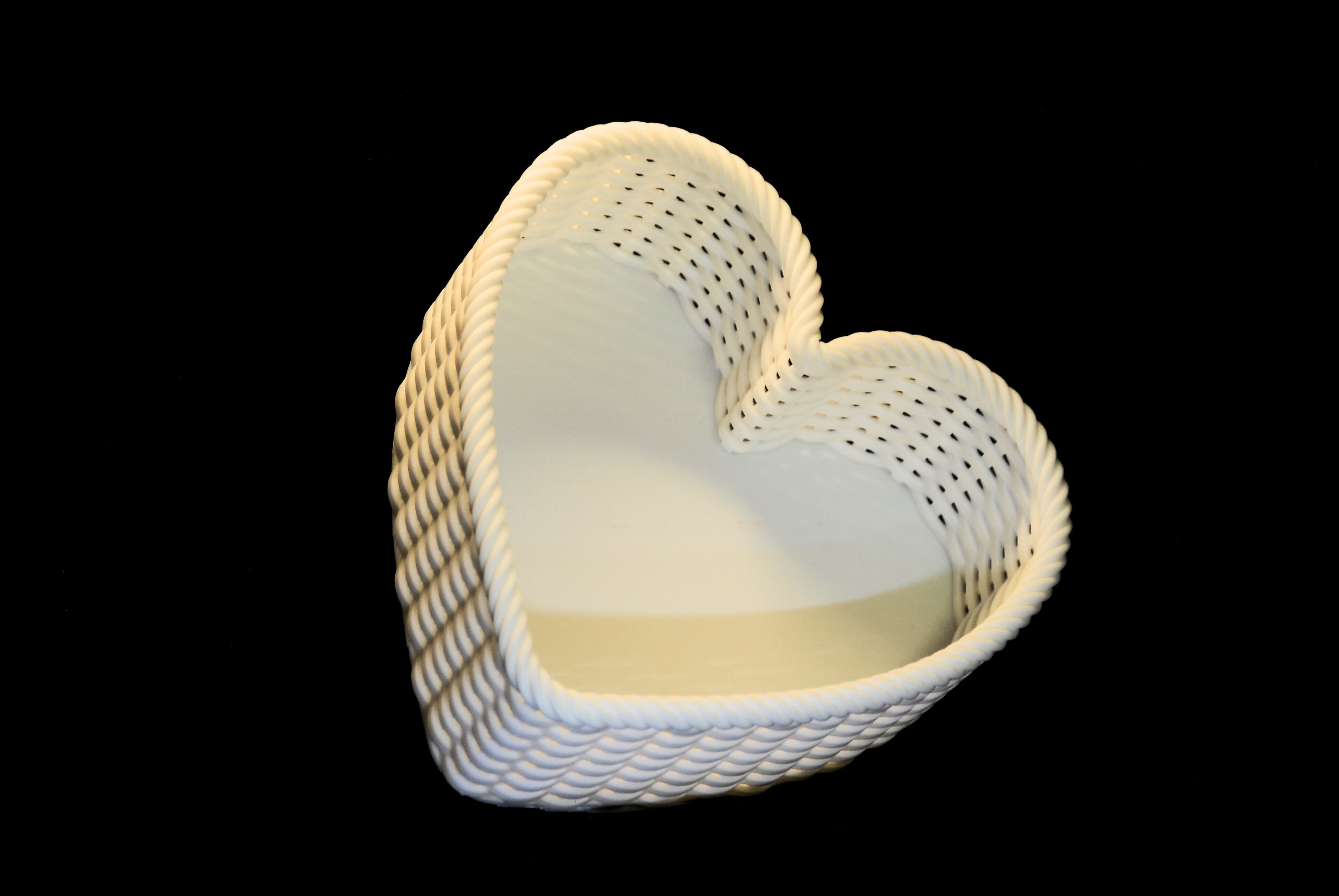 Woven Heart Basket