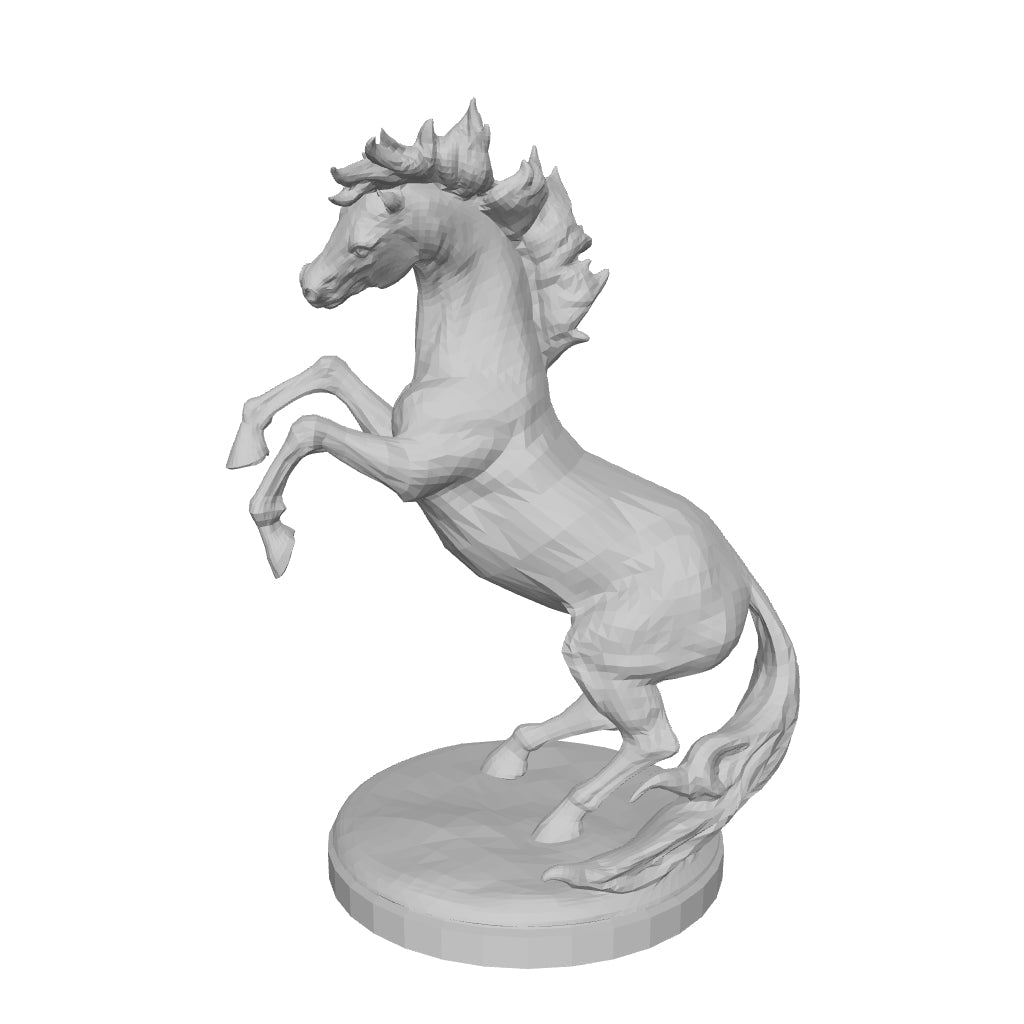 Rearing Horse Statue